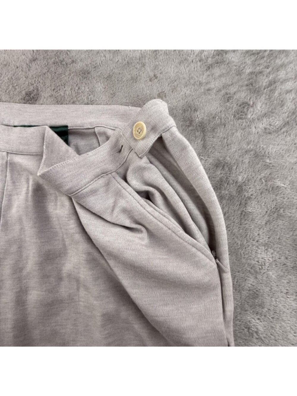Lauren Ralph Lauren Knit Dress Pants Womens 2X Gray Straight Leg Relaxed Fit - Picture 6 of 16